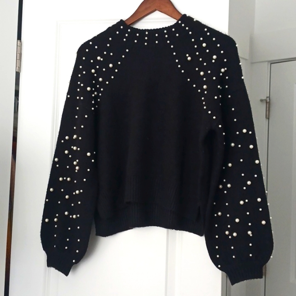 NWT Sincerely Jules Pearl Sweater